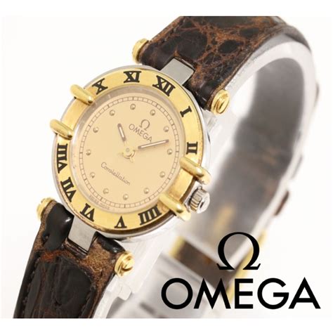 omega ladies watch leather strap